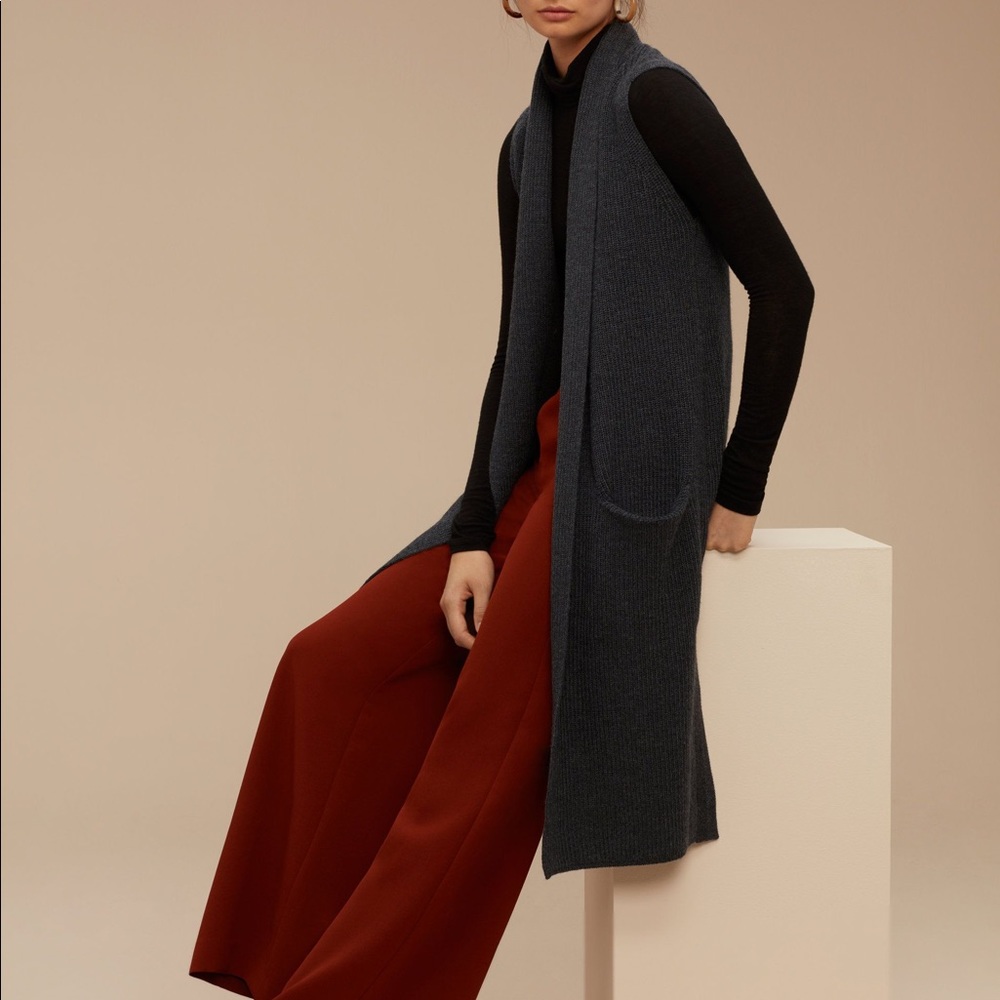 LAST CALL - beautiful Wilfred Olive Sweater Vest